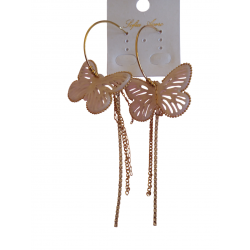 BOUCLE D OREILLE PAPILLON