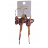 BOUCLE D OREILLE PAPILLON