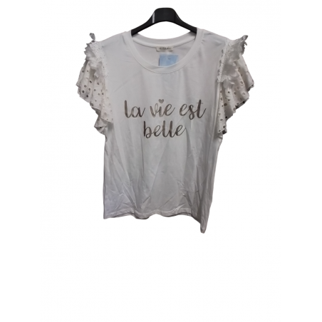 TEE SHIRT LA VIE EST BELLE
