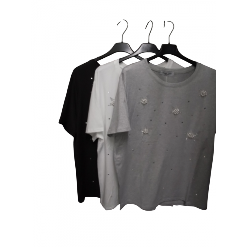 TEE SHIRT ETOILE STRASS