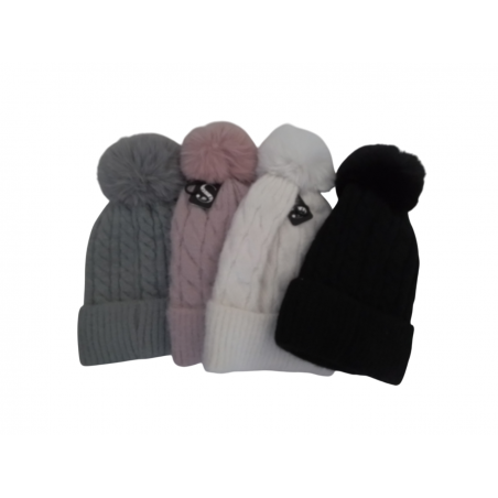 BONNET POMPON