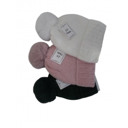 BONNET POMPON FOURRE