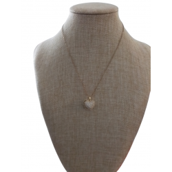 CHAINE COEUR PERLE