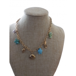 CHAINE TORTUE BLEUE