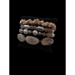 ENSEMBLE BRACELETS ROSE