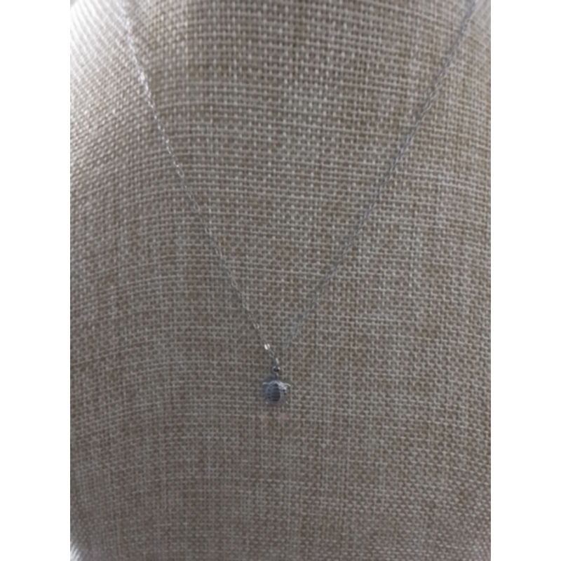 CHAINE TORTUE ARGENTEE