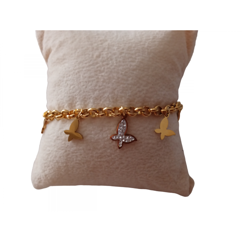 BRACELET CHAINE PAPILLON