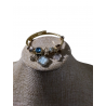 BRACELET FLEUR BLEUE