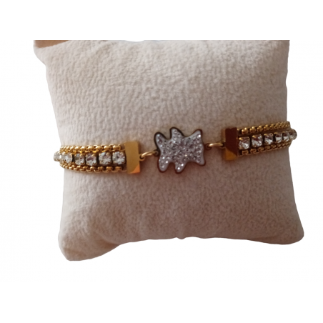 BRACELET STRASS OURS